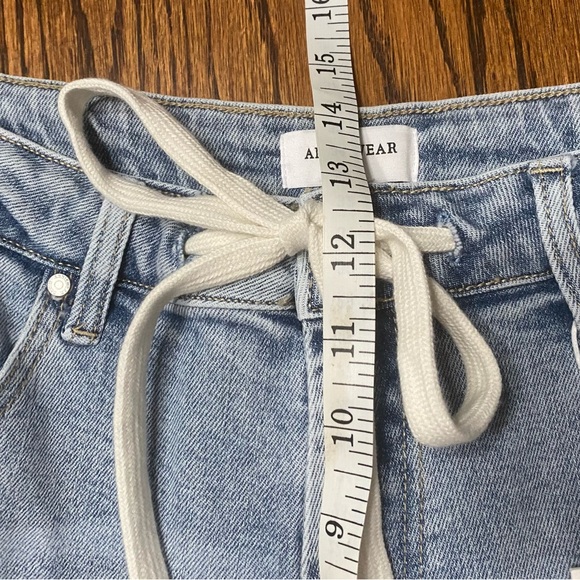 AnnieWear Women’s Drawstring Denim Medium Wash Shorts XL NWT - Picture 8 of 10